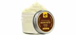 4 fl. Oz Organic Shaving Butter Cream, Made with Moisturizing Shea Butter and Soothing Aloe Juice, Excellent Shaving Butter for Men With Sensitive Skin