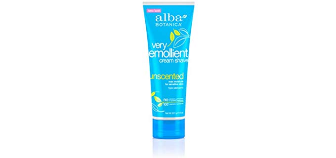 Alba Botanica Unscented - Moisturizing Cream For Shaving