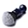 Je&Co Luxury Synthetic Shaving Brush With Aesthetic Resin Handle, 24mm Extra Dense Knot