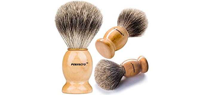 Perfecto Badger Hair - Best Shaving Brush For Bald Head
