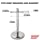Perfecto Deluxe Chrome Razor and Brush Stand - The Best Safety Razor Stand. This Will Prolong The Life of Your Shaving Brush.