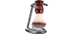 Shaving Brush Holder, Men Daily And Travel Fashionable Stainless Steel Convenient To Use Standard Size Shaving Brush Stand