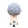VIKINGS BLADE Luxury Shaving Brush, Heavy Weight Steel Base + Polished Faux Ivory Acrylic (White Knight)