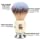 VIKINGS BLADE Luxury Shaving Brush, Heavy Weight Steel Base + Polished Faux Ivory Acrylic (White Knight)