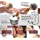 Shaving Set, 3in1 Pure Badger Hair Shaving Brush Natural Solid Wood Handle and Stainless Steel Shaving Stand with Shaving Bowl Dia 3.2 inches for Men Wet Shaving by Anbbas