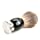 VIKINGS BLADE Luxury Badger Brush, Heavy Swedish Alloy Base + Obsidian Acrylic, Dark Stallion