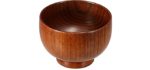 Anself Wooden Shaving Soap Bowl Shave Cream Cup Cleaning Mug (Type 1)