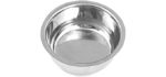 G.S Beautiful Deluxe Chrome Shaving Bowl Made of 13/5 Stainless Steel for Shaving Soap Best Quality