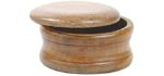 Parkor Safety Razor Honey Mango - Shaving Wooden Bowl