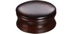 Kingsley Dark - wood shaving bowl with lid