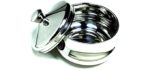 Schone Stainless Steel - Shaving bowl with Lid