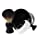 Shaving Bowl and Pure Badger Brush - Mug for Shaving Soap and Cream Ceramic Black Shaving Soap Bowl/Mug with Knob Handle