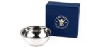 RoyalShave Premium Chrome-Plated Shaving Bowl - Shaving Soap Lather Bowl!