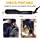 Beard Straightener w/FREE Beard Balm & Beard Growth Oil & Beard Guide E-Book,UPGRADED 3 in 1 Hair Straightener Brush Beard Straightening Comb,Unique Stocking Stuffers Gifts for Men Women Him