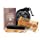 Viking Revolution Beard Comb & Beard Brush Set for Men - Natural Boar Bristle Brush and Dual Action Pear Wood Comb w/Velvet Travel Pouch - Great for Grooming Beards and Mustaches