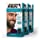 Just For Men Mustache & Beard, Beard Coloring for Gray Hair with Brush Included - Color: Dark Brown, M-45 (Pack of 3)