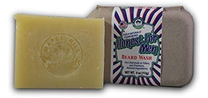 Maple Hill Naturals Rich Lather - Shea Butter Best Beard Soap