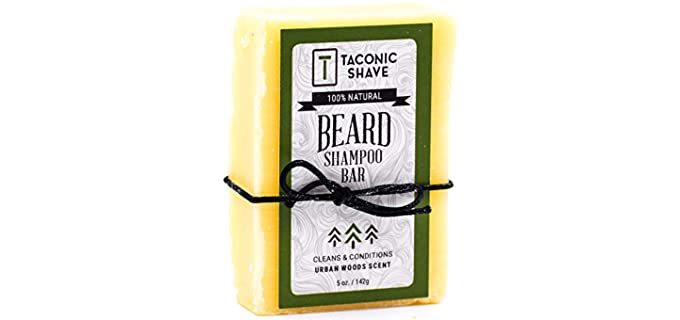 Taconic Shave Beard Shampoo Bar - All Natural/Handcrafted - 5 Oz.