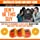Tame's Orange Walnut Beard Soap - Works as a Natural Beard Wash - Shampoo and Conditioner - Exfoliating Face and Body Scrub - 3 PACK SET of (5oz bars)