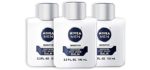 NIVEA Men Sensitive Post Shave Balm - Soothes and Moisturizes Skin After Shaving - 3.3 fl. oz. Bottle (Pack of 3)