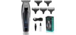 Compact Hair Clippers Professional Cordless light weight Hair Trimmer for Men Close Cut Men bald head shaver Smart Display USB Rechargeable Haircut Kit