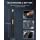 Nose and Ear Hair Trimmer, Professional Painless USB Rechargeable Nose Hair Trimmer for Men and Women, IPX7 Waterproof for Easy Cleansing Dual Edge Blades Electric nose trimmer Clippers (Black)