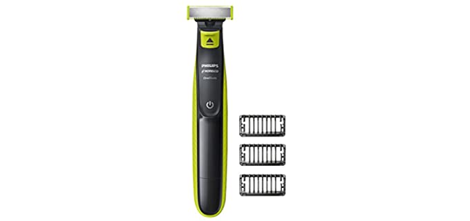 Philips Norelco OneBlade Hybrid Electric Trimmer and Shaver, FFP, QP2520/90