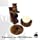 GBS Premium Men's Wood Shaving Set w/ Gift Box, 4
