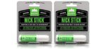 Pacific Shaving Company Nick Stick - No Tissue Paper, No Chalky Residue, Dries Clear, Liquid Roll-On Applicator, Puts Nicks in Their Place, with Vitamin E & Aloe, Styptic Pencil .25 oz (2 Pack)