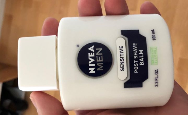 Having the healthy aftershave shave balm from Nivea Men