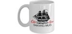 Vintage old spice shaving mug ship grand Turk Salem recovery cup-love of vintage Gillette razors-perfect gift for the guy who loves the great outdoors