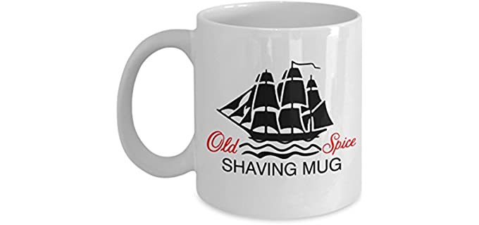 Antique Ship Grand Turk - Vintage Shaving Mug