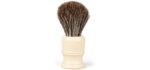 Fendrihan Horse Hair Shaving Brush, Faux Ivory Handle 21 mm Knot