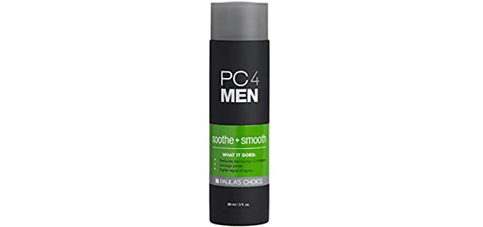 Paula's Choice PC4MEN Soothe + Smooth Aftershave Treatment & Exfoliant for Men with Salicylic Acid, Non-Drying & Fragrance Free, 3 Ounce