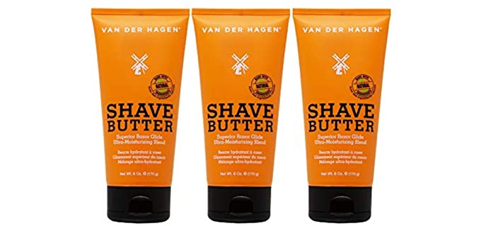 Van Der Hagen Shave Butter 3 pack (6 oz/tube)