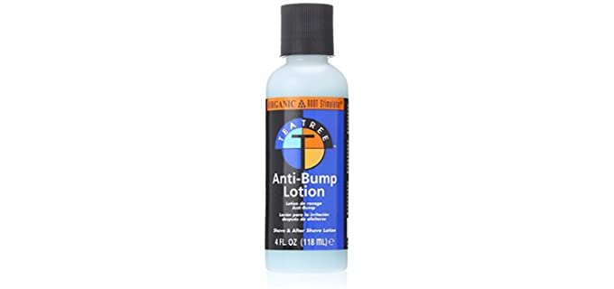 ORS Tea Tree Oil Anti Bump Lotion 4 Ounce (Pack of 1)