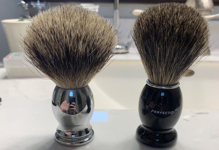 Confirming how durable the shaving brush for bald head