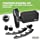 Wahl Aqua Blade Rechargeable Wet/Dry Lithium Ion Deluxe Trimming Kit with 3 Interchangeable Heads for Detailing, & Grooming Beards, Mustaches, Stubble, Ear, Nose, & Body – Model 9899-100
