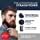 Arkam Deluxe Beard Straightener for Men - Ionic Beard Straightening Comb, Anti-Scald Feature, Hair Straightener for Men, Portable Beard Brush Straightener, Premium Travel Case & Beard Comb Included