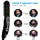 Cayzor Beard Straightener Comb for Men - Upgraded Professional Electric Mens Beard Straightening Heated Brush Portable Anti-Scald 5 Adjustable Temperatures & LCD Display with Carrying Bag