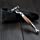 Haryali London 3 Edge Shaving Razor With Hand Assembled Maroon Antique Handle Beard and Mustache Safety Razor For Mens With Leather Pouch
