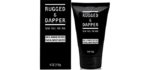 RUGGED & DAPPER Age + Damage Defense Facial Moisturizer | Dual Purpose Face Lotion & Aftershave for Men - 4 Oz