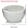 Solid Marble Shaving Soap Bowl by Beau Brummell | Handcrafted White Marble Later Bowl with Interior Grooves for Maximum Lather | Features Heat Retention Properties to Heat Your Shave Cream