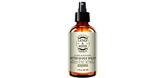 Lather and Wood Unscented - Aftershave for Black Skin