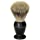 Edwin Jagger Best Badger Shaving Brush with Drip Stand, Imitation Ebony, Medium, Black
