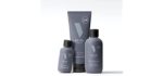 Shaving Kit for Men by Bevel - Includes Pre Shave Oil, Shaving Cream, and After Shave Balm, Clinically Tested to Reduce Skin Irritation and Prevent Razor Bumps