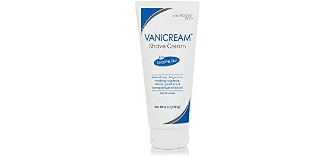 Vanicream Shave Cream | Fragrance, and Gluten Free | For Sensitive Skin | 6 Ounce