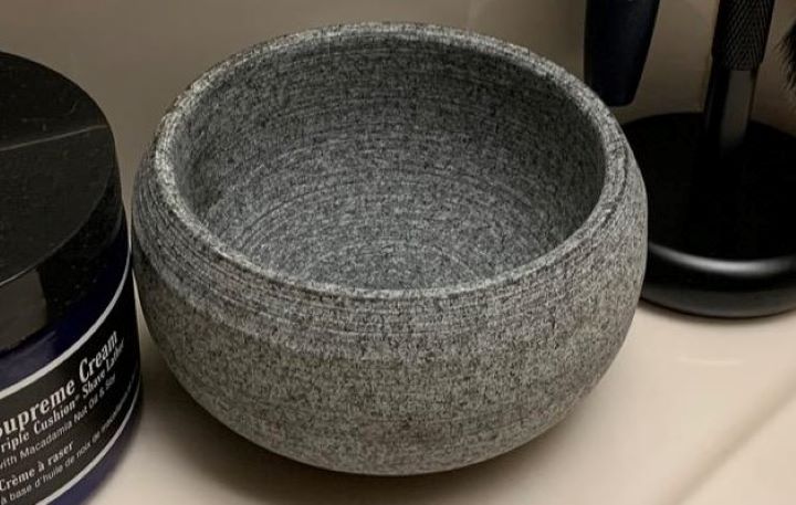 Inspecting the durability of the stone shaving bowls