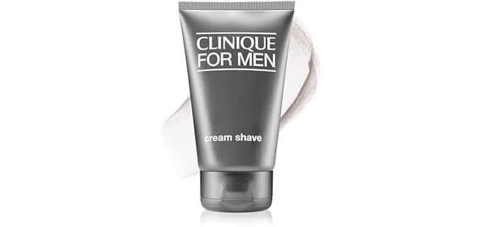 Clinique For Men Cream Shave Shaving Cream | Rich Dry Skin Formula | Hydrating | Softens Beard + Soothes, 4.2 Fl Oz