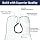 DOEPSILON Beard Bib Beard Apron, Hair-Resistant Beard Bib Hair Catcher, Gifts for Men, Stocking Stuffers, Anniversary Birthday Gifts for Him, Shaving Accessories for Men - White